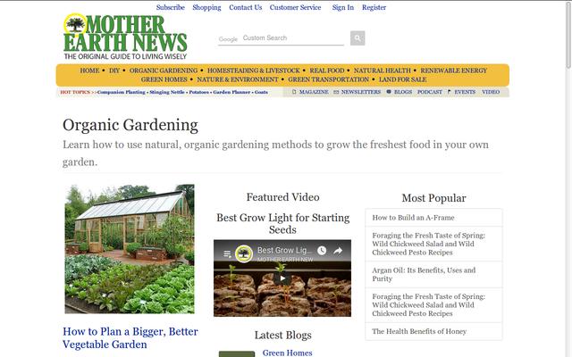 Organic Gardening